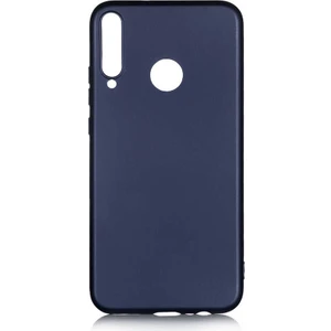 Case 4U Huawei P40 Lite E Kılıf Klasik Mat Renkli Yumuşak Premier Silikon Lacivert