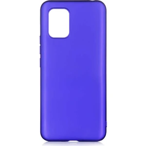 Case 4U Xiaomi Mi 10 Lite Kılıf Klasik Mat Renkli Yumuşak Premier Silikon Mavi