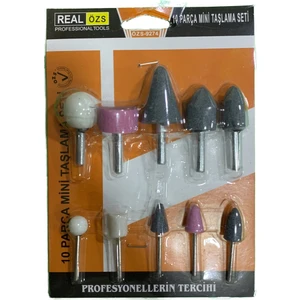 Real Özs 10 Parça Mini Taşlama Seti ÖZS-9274