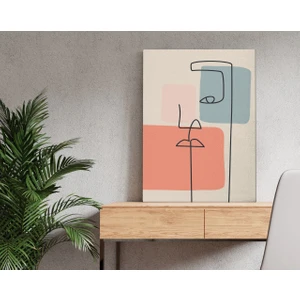 Bk Gift Picasso Style Tasarımlı Kanvas Tablo 50X70CM-7