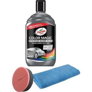 Turtle Wax Renk Yenileyici Gri Cila 500 ml + Uygulama Süngeri + Bez