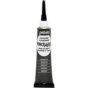 Porselen Boya 150 Kontür  Antrasit Siyah 20 ml