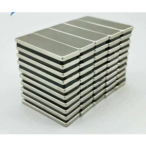 Mıknatıs AVM 30x10x2 mm Güçlü Neodyum Mıknatıs Dikdörtgen (10 Adet)