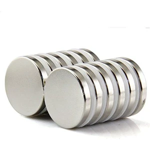 Dünya Magnet Mıknatıs, 20X3 Süper Güçlü Yuvarlak Neodyum Mıknatıs(10'lu Paket)