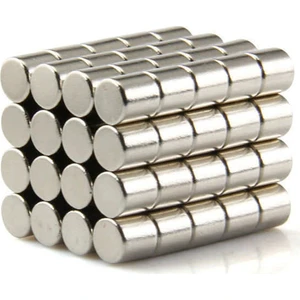 Dünya Magnet Mıknatıs, 5x5 Güçlü Neodyum Mıknatıs(50'li Paket)