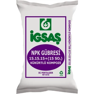 İGSAŞ 15.15.15 KOMPOZE GÜBRE 50 KG TABAN GÜBRESİ