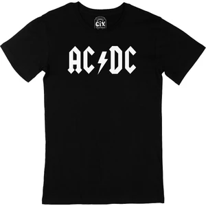 Ac Dc Logolu Siyah Tişört