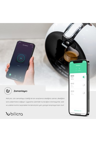 Bilicra Wifi Akıllı Priz Join