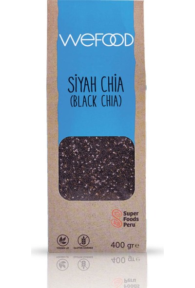 Wefood Siyah Chia 400 Gr.