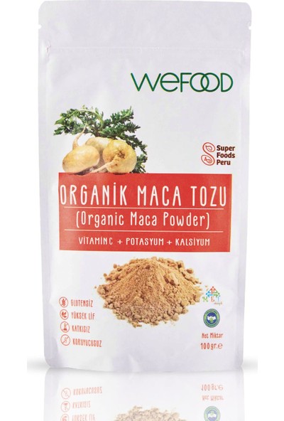 Wefood Organik Maca Tozu 100 gr
