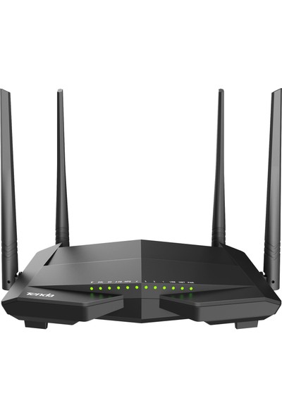 Tenda V12 AC1200 Mbps Dual Band Kablosuz 4 x Gigabit Port Vdsl/adsl Modem Router ( Super Vdsl Profil 35B)