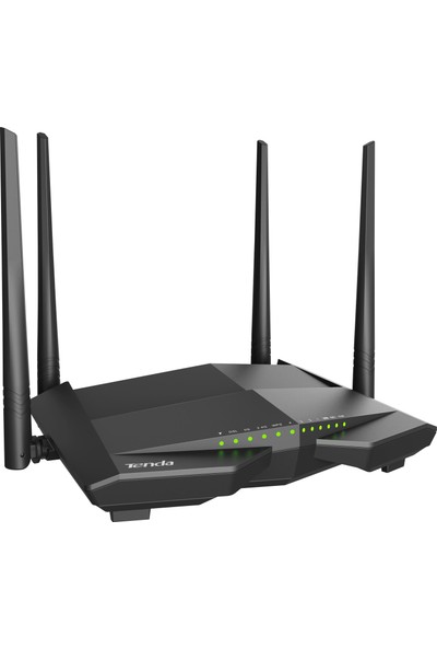 Tenda V12 AC1200 Mbps Dual Band Kablosuz 4 x Gigabit Port Vdsl/adsl Modem Router ( Super Vdsl Profil 35B)