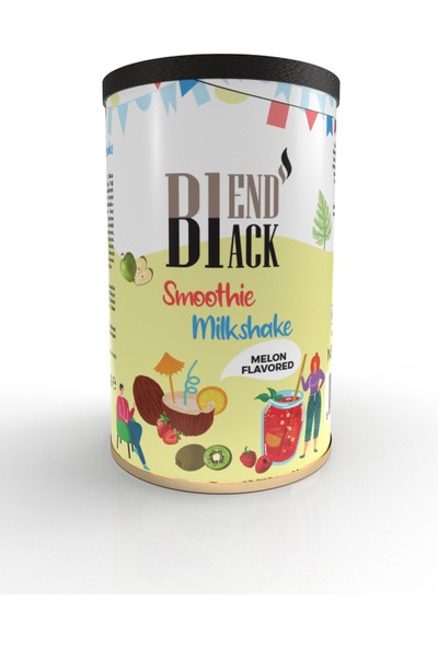 BlendBlack Smoothie/milkshake Melon Flavored 500 gr Teneke Kutu