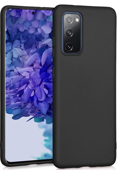 Samsung Galaxy S20 Fe Kılıf Ultra Ince Renkli Silikon Kapak Siyah