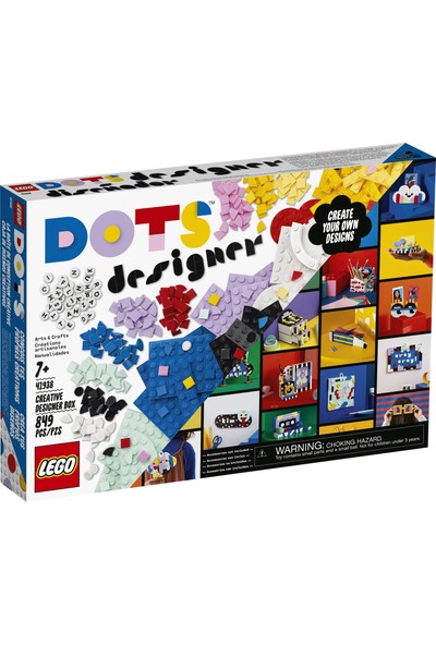LEGO® Dots Yaratıcı Tasarımcı Kutusu 41938 El Sanatları Süsleme Seti; Yaratıcı Çocuklar İçin Ilham Verici Harika Bir Set (779 Parça)