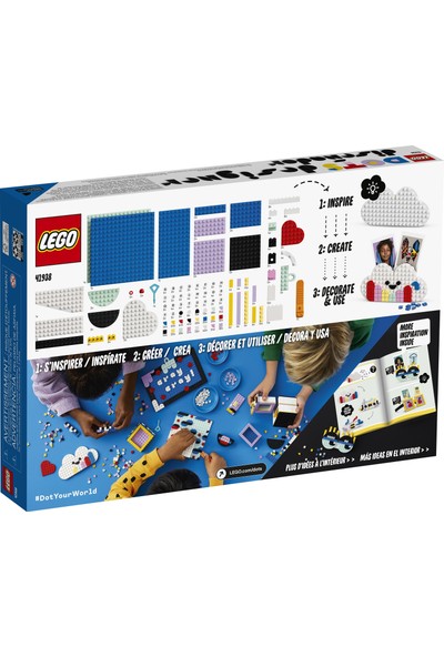 LEGO® Dots Yaratıcı Tasarımcı Kutusu 41938 El Sanatları Süsleme Seti; Yaratıcı Çocuklar İçin Ilham Verici Harika Bir Set (779 Parça)