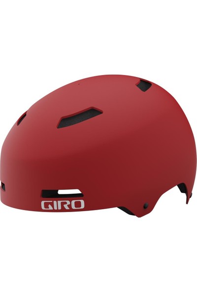 Giro Quarter Fs City, Bmx & Skate, Dirt / Street Kask ( Baş Çevresi 59-63CM ) Mat Trim Kırmızı