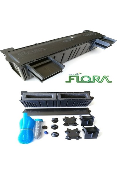 Biolife Flora ve Monera 25 Wat 1800 L/h Motorlu Yeni Patentli Akvaryum Filtre