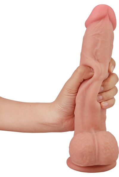 Çift Katmanlı Ultra Yumuşak Dokulu Realistik Dildo