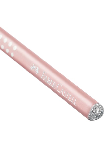Faber Castell Sparkle Parlak Renkler Taşlı Kurşun Kalem 5'li- Rose fiyatları