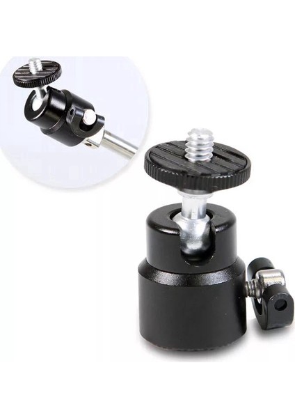 Gopro Veya Dslr İçin Küçük Pan / Tripod Cep Telefonu Selfie'nin Çubuğu Eğim 90 Derece Tripod Adaptörü (Yurt Dışından)