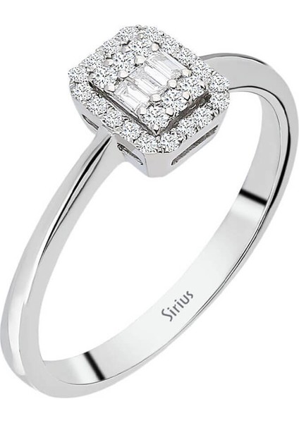 E Renk 0,14 Karat Baget Pırlanta Yüzük 0417R0264 fiyatları