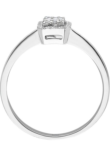 E Renk 0,14 Karat Baget Pırlanta Yüzük 0417R0264 modelleri