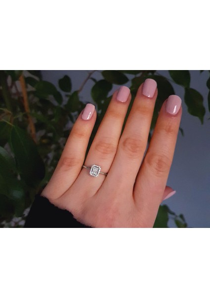 E Renk 0,14 Karat Baget Pırlanta Yüzük 0417R0264 indirimleri