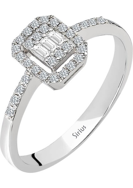 E Renk 0,17 Karat Baget Pırlanta Yüzük 0417R0266 fiyatları