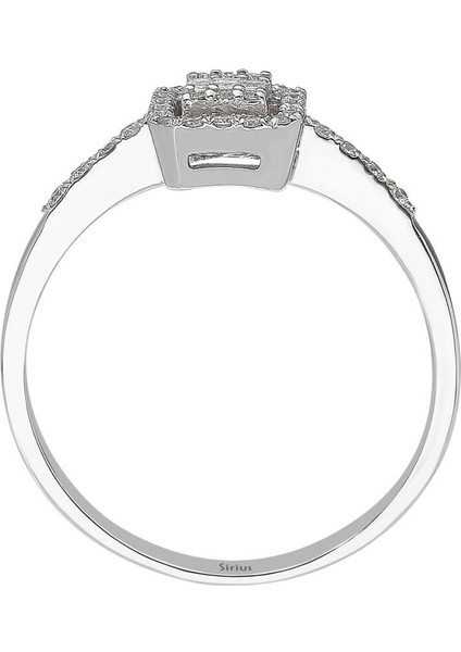 E Renk 0,17 Karat Baget Pırlanta Yüzük 0417R0266 modelleri