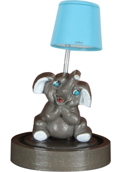 Fil Peluş Oyuncak 30 cm Gri Fil Masa Lambası Gece Lambası fiyatları
