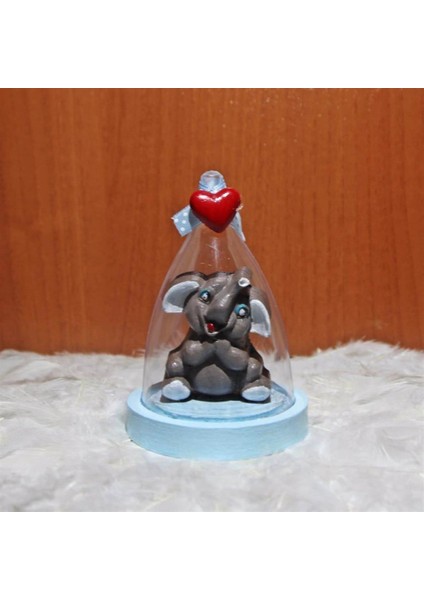 Fil Peluş Oyuncak 30 cm Gri Fil Fanus Biblo Kalemlik Kupa Set indirimleri