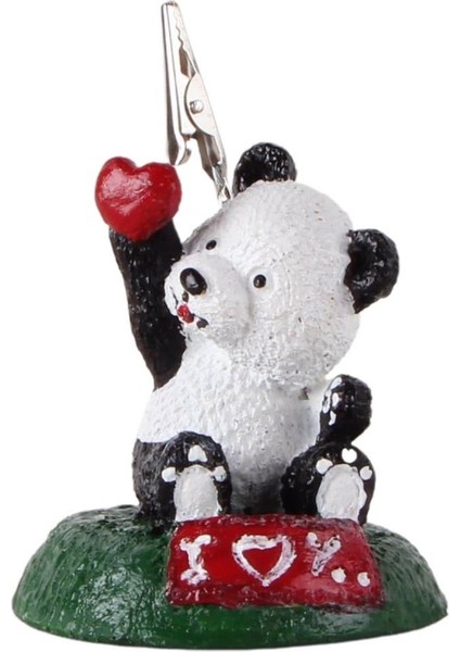 Mini Masa Saati Kırmızı Panda Notluk Set modelleri