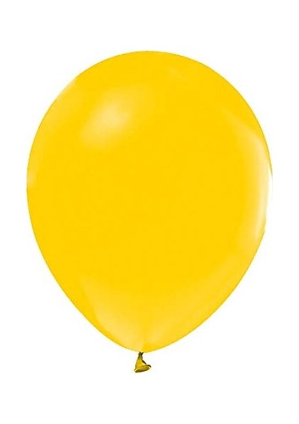 Sarı Renkli Baskısız 12'' Balon 100'LÜ