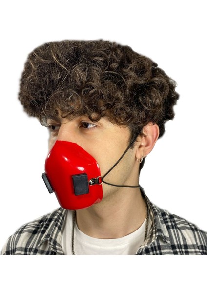 Maske Maxa1 Promax Kırmızı 5'li Paket Large