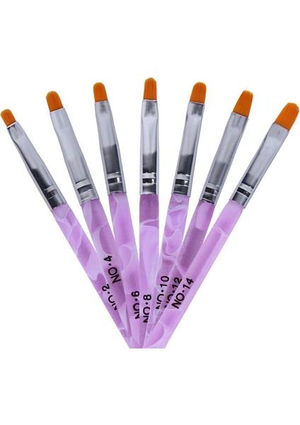 Jel Tırnak Fırça 7li Set
