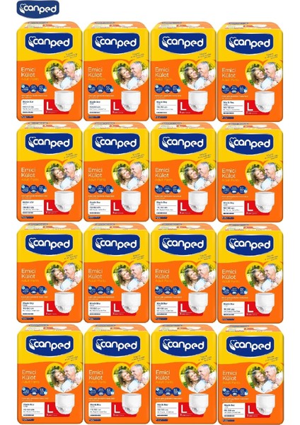 Emici Külot Hasta Bezi Büyük-Large 128 Adet (16PK*8)