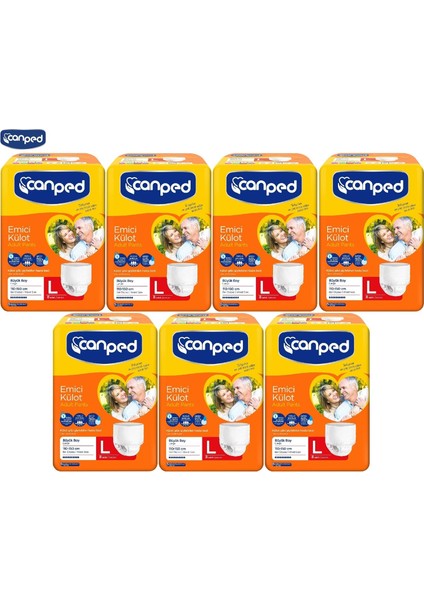 Emici Külot Hasta Bezi Büyük-Large 56 Adet (7pk*8)