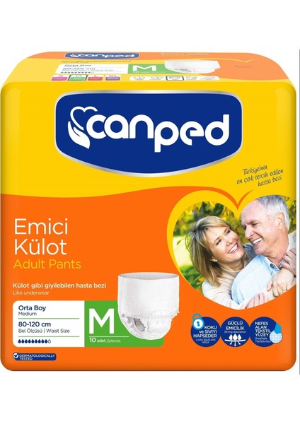 Emici Külot Hasta Bezi M-Orta 50 Adet (5pk*10) fiyatları