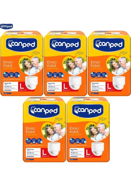 Emici Külot Hasta Bezi Büyük-Large 40 Adet (5pk*8)