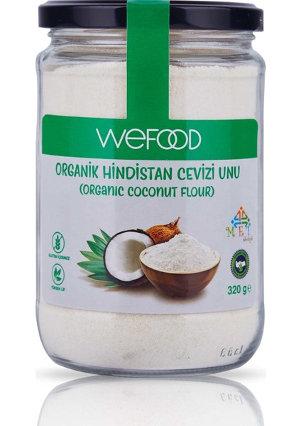 Organik Hindistan Cevizi Unu 320 gr 8681749104345