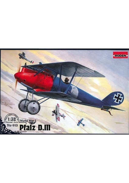 Roden 1/32 Pfalz D.ııı Uçak Maketi