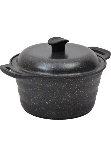 NG179 Granit Döküm Kamp Tencere 24 cm