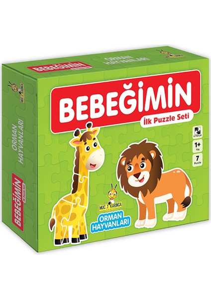 Bebeğimin Ilk Puzzle Seti Orman Hayvanları Yükselen Zeka