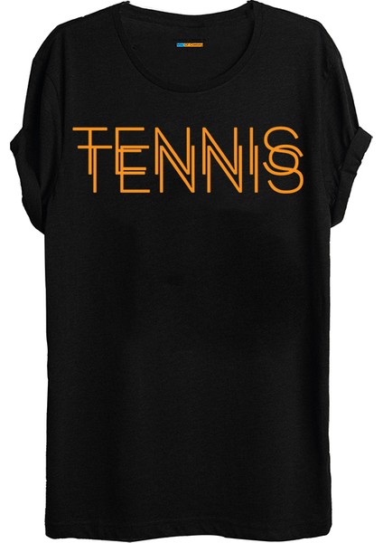 Herat Tenis Temalı Baskılı T-Shirt - B