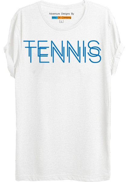 Herat Tenis Temalı Baskılı T-Shirt - W