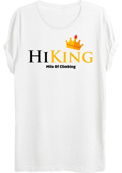 Borte Kamp Temalı Baskılı T-Shirt-W
