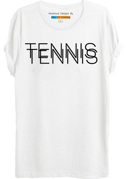 Herat Tenis Temalı Baskılı T-Shirt - W