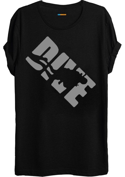 Buir Dalış Temalı Baskılı T-Shirt - B