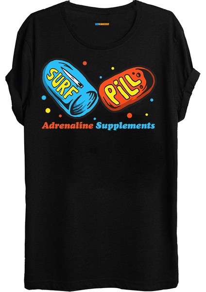 Bano Sörf Temalı Baskılı T-Shirt - B
